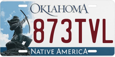 OK license plate 873TVL
