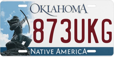 OK license plate 873UKG