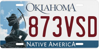 OK license plate 873VSD