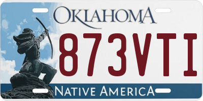 OK license plate 873VTI