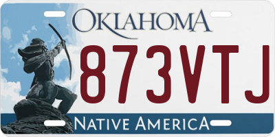 OK license plate 873VTJ