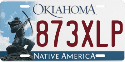 OK license plate 873XLP