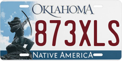 OK license plate 873XLS