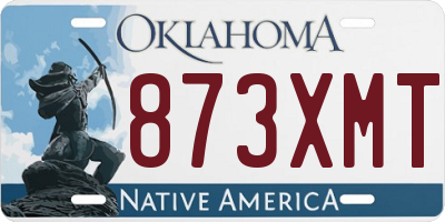 OK license plate 873XMT
