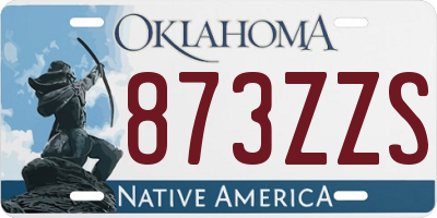 OK license plate 873ZZS