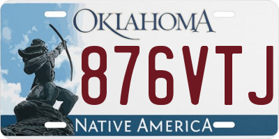 OK license plate 876VTJ