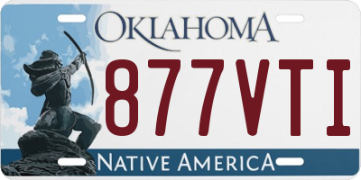 OK license plate 877VTI