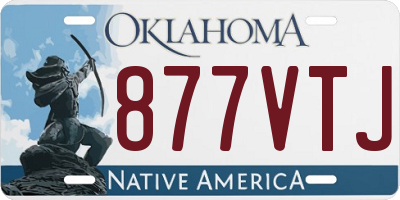 OK license plate 877VTJ