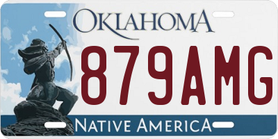 OK license plate 879AMG