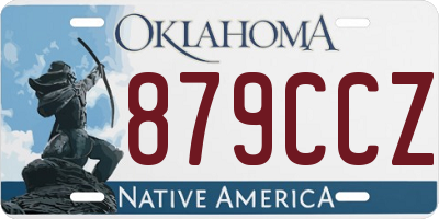 OK license plate 879CCZ