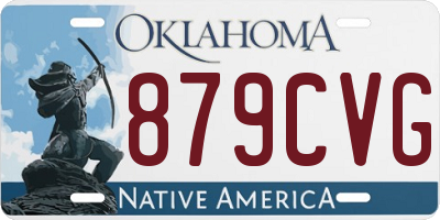 OK license plate 879CVG