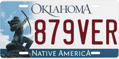 OK license plate 879VER