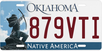 OK license plate 879VTI
