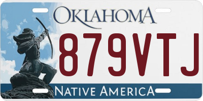 OK license plate 879VTJ