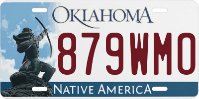 OK license plate 879WMO