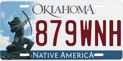 OK license plate 879WNH