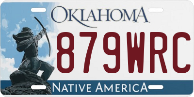 OK license plate 879WRC