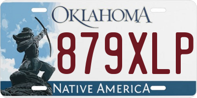 OK license plate 879XLP