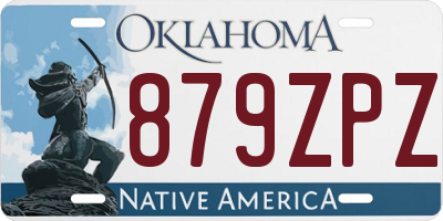 OK license plate 879ZPZ