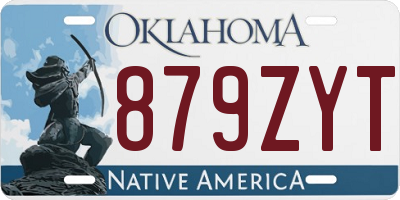 OK license plate 879ZYT