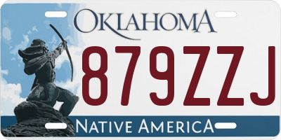 OK license plate 879ZZJ