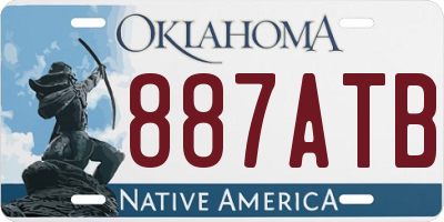 OK license plate 887ATB