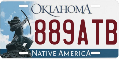 OK license plate 889ATB