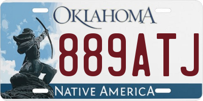 OK license plate 889ATJ