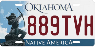 OK license plate 889TVH