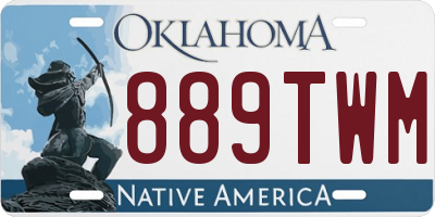 OK license plate 889TWM