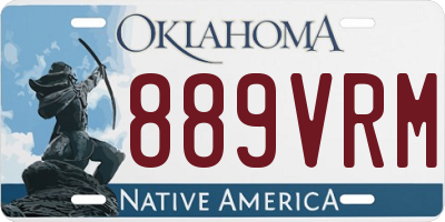 OK license plate 889VRM