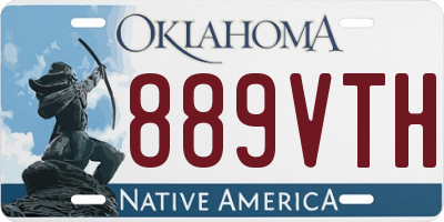 OK license plate 889VTH