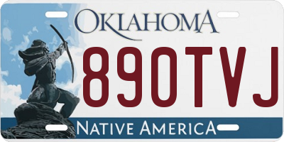 OK license plate 890TVJ