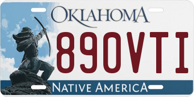 OK license plate 890VTI