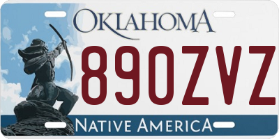 OK license plate 890ZVZ