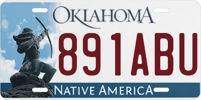 OK license plate 891ABU