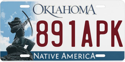 OK license plate 891APK