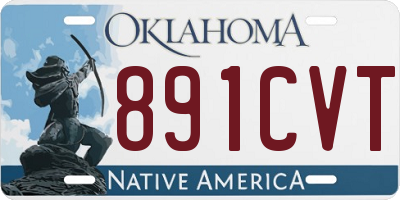OK license plate 891CVT