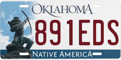 OK license plate 891EDS