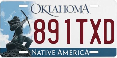 OK license plate 891TXD
