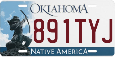 OK license plate 891TYJ