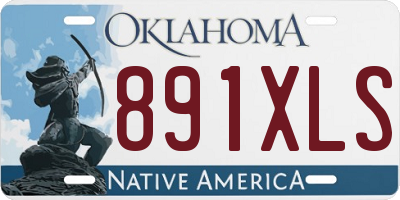 OK license plate 891XLS
