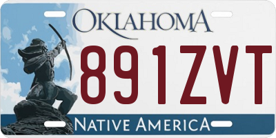 OK license plate 891ZVT