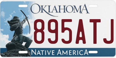 OK license plate 895ATJ