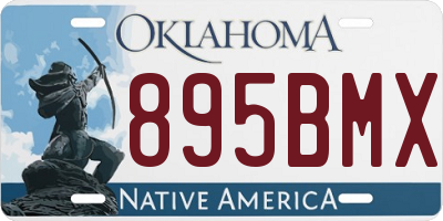 OK license plate 895BMX