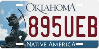 OK license plate 895UEB