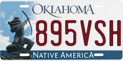 OK license plate 895VSH