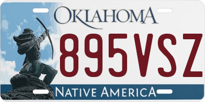 OK license plate 895VSZ