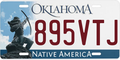 OK license plate 895VTJ