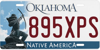 OK license plate 895XPS